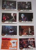 1989 Topps 8 Batman Trading Cards - £4.57 GBP