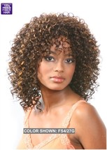 Premium Synthetic Wig &#39;otto&#39; M879 Bobbi Boss Midway Curly Hair Wig - £27.48 GBP