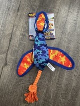 NERF Nylon Camo Crinkle Wing Launching Duck Dog Toy - NEW - £15.86 GBP