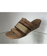 NEW Donald J. Pliner Dara Wedge Cork Sandals - £48.03 GBP