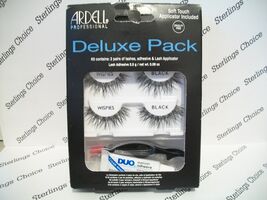 Ardell Deluxe Pack EyeLash Kit #68947 Wispies Black "As Pictured" - $7.86