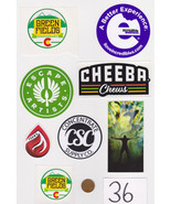 Lot of Marijuana Industry Stickers-Colorado MMJ Dispensary Weed Edibles ... - £19.11 GBP