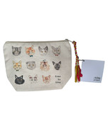 NEW The Tote Project Free To Love Dog Pouch Cosmetic Make Up Bag Organic... - $23.00 CAD