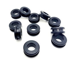3/4&quot; Panel Hole Rubber Cable Grommets 1/2&quot; ID for 1/8” Thick Wall Wiring... - £10.55 GBP+