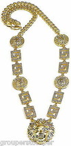 Ägyptische Halskette Neu Fünf Anhänger Köpfe Acht Quadrate 34.5 &quot; 10 MM Kuba - £44.50 GBP