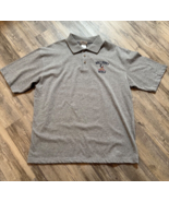 Walt Disney World Polo Shirt Mens Large Gray Short Sleeve Mickey Mouse NEW - £15.13 GBP