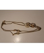 Vintage Gold Tone Necklace Jewelry Chain Link - £15.41 GBP
