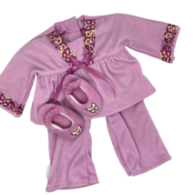 American Girl Julie&#39;s Pink Butterfly Pajamas &amp; Slippers - £18.01 GBP