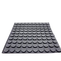 Stick on Rubber Bumper Feet 1/8&quot; Thick Pads x 7/16&quot; Wide Sheet of 128 - $28.66
