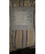 VINTAGE RARE SQUARE GLASS CEILING LIGHT FIXTURE COVER MID CENTURY - €28,32 EUR