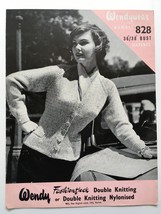Knitting Pattern - Wendywear No. 828 (Vinatge Uk) - £1.90 GBP