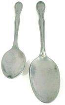 Chapel Hill Superior Soup Spoon and Fruit Spoon Set of 2 Stainless USA - $10.39