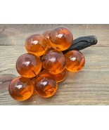 Vintage Lucite Acrylic Grapes Orange with Stem - €76,80 EUR