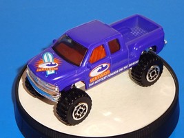 Matchbox 1 Loose Truck 1999 Chevrolet Silverado 4x4 Purple w/ Surf Shop ... - $2.50