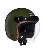 Motorcycle Helmet For Royal Enfield Jet Open Face Helmet with Clear Viso... - €129,65 EUR