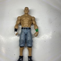 2010 WWE Mattel John Cena Wrestling Figure Green And Black Wristbands Bl... - £6.30 GBP