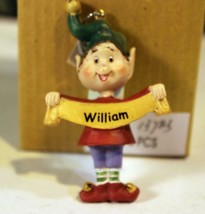Christmas Ornaments WHOLESALE- Russ BERRIE--#13783- &#39;william&#39; (6) - New -W741 - £4.41 GBP