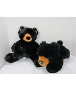 Lot of Two Black Bears One Hand Puppet &amp; One Sitting 8&quot; - £9.09 GBP