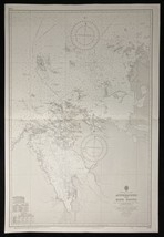 Nautical Chart  Approaches to King Sound Australia NW Coast Admiralty 1979 - £51.06 GBP