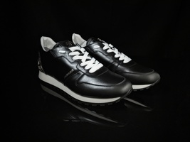 Roberto Cavalli Snakeskin Embossed Leather Sneakers Size 13 NIB image 2