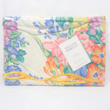 Atelier Martex Claude Monet Floral Multicolor Scalloped Full/Double Flat Sheet - $42.00