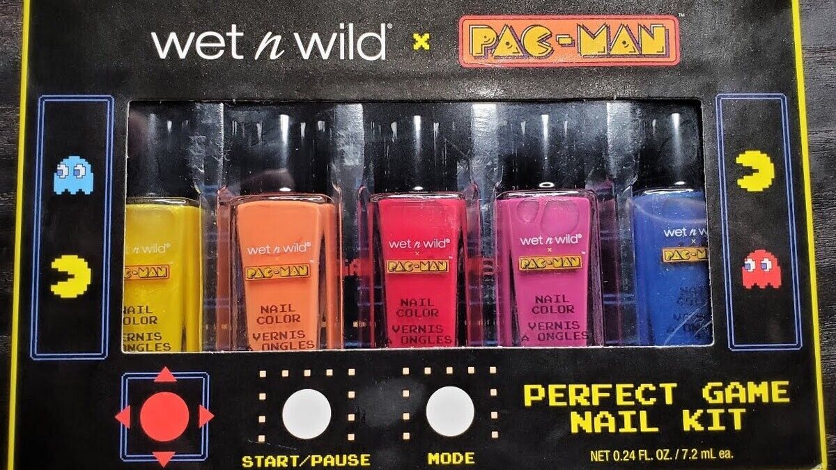 Primary image for Wet n Wild Pac-Man Pacman Perfect Game Nail Kit Nail Polish * Bandai *