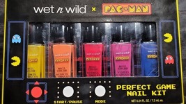 Wet n Wild Pac-Man Pacman Perfect Game Nail Kit Nail Polish * Bandai * - $12.19