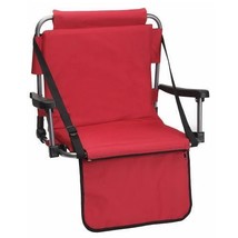 Chair Seat Red Stadium Style Barton Outdoor Folding Chair - £31.02 GBP