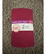 Wonder nation Girls’ Flat  Rib Tights , 2- Pack . Size 6-18 Months - $7.46 CAD