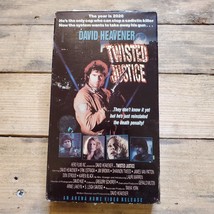 1990 RARE TWISTED JUSTICE VHS video tape David Heavener Hero Films Arena... - £11.83 GBP