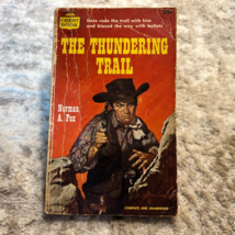 The Thundering Trail Western Paperback Book Norman A. Fox from Crest Boo... - $18.27