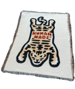 Anyhouz Yellow Blanket Human Made Sofa Thick Outdoor Camping Mat Tiger P... - $1,075.19 MXN