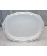 Vintage Pflatzgraff Pottery Heritage White 14&quot; Oval Platter USA 8-d - $918.74 MXN