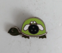 Vintage Cute Turtle Spare Bowling Award Lapel Hat Pin - £6.59 GBP