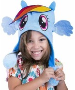 My Little Pony Flipeez Children Girls Winter Hat Rainbow Dash NEW with TAGS - £9.31 GBP
