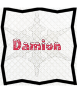 Damion Name-Digital ClipArt-PNG-Art Clip-Gift Tag-Notebook-T shirt-Scrap... - $37.17 MXN