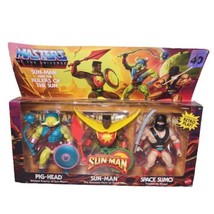 MOTU Sun-Man and the Rulers of the Sun Pig-Head Space Sumo 3-Pack 40TH Exclusive - £20.49 GBP