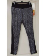 Tek Gear® Printed Yoga Spacedye Gray Leggings - Women&#39;s Sz M-L NWT MSRP$... - $23.69