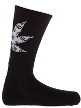 Crooks &amp; Castles Mens Paisleaf Socks Black Bandana Weed Leaf Pot NWT - £6.28 GBP