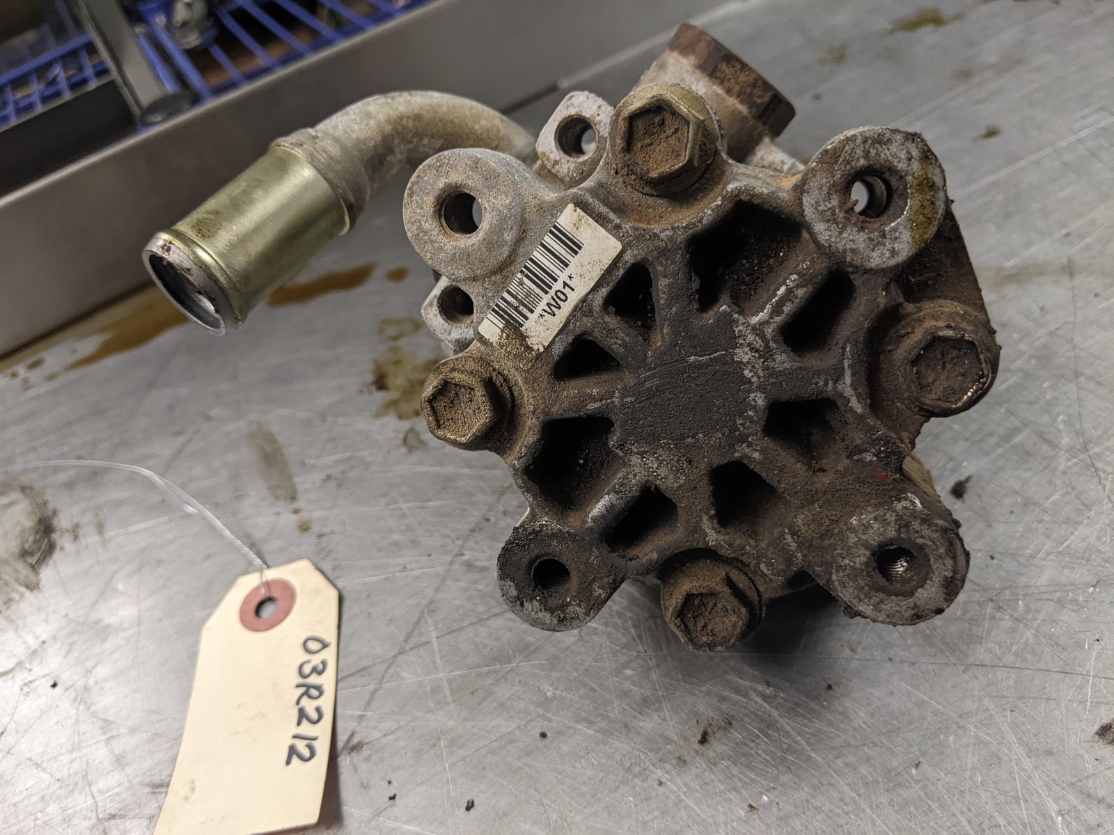 Power Steering Pump From 2003 Chrysler  Town & Country  3.8 Item image 4