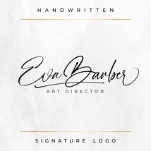 Custom Logo Handwritten Signature Logo Design Watermark - £15.34 GBP