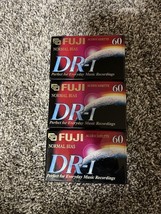 Fuji Normal Bias 60 DR-I Audio Cassette Tape Lot of 3 SEALED - £11.49 GBP