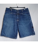 Marithe Francois Girbaud Shorts Mens 40 Blue Denim HipHop Skater Jorts VTG - €39,05 EUR