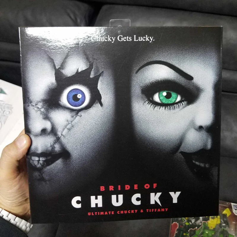 Original In Stock NECA Bride of Chucky Anime Figures Ultimate Chucky and Tiffany - £75.75 GBP
