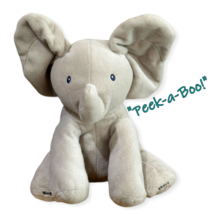 Baby Gund Elephant Plush Animated Flappy Stuffed Toy Peek A Boo Sings See VIDEO! - £10.91 GBP