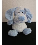 Russ Polka Dot Puppy Dog Plush Stuffed Animal Blue Spots Rattle Small - £30.96 GBP