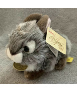 Aurora World Miyoni Tots Baby Bunny Plush, Grey White 6” NWT - £10.21 GBP