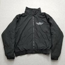 Baru Sports Jacket Mens XL Black Full Zip Pockets - $24.78 CAD