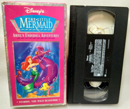 VHS Disneys the Little Mermaid: Ariels Undersea Adventures Stormy Wild Seahorse - £8.77 GBP