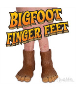 Pair of Bigfoot Vinyl Finger Puppet - Novelty Fun Gag Gifts - $9.55 CAD